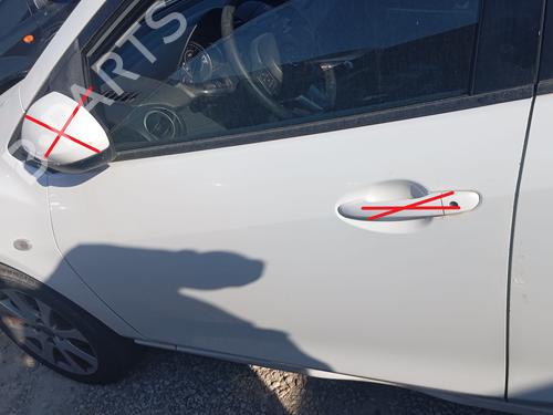 Used Left front door MAZDA 2 (DE_, DH_) 1.3 (DE3FS) (75 hp) 28812257