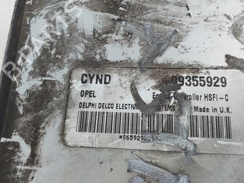 Engine control unit (ECU) OPEL ASTRA G Hatchback (T98)  | BP9349369M57 