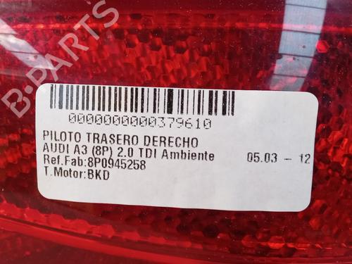 Right taillight AUDI A3 (8P1) | BP16099884C35