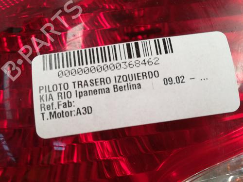 Left taillight KIA RIO I Hatchback (DC) 1.3 | BP15484506C34 