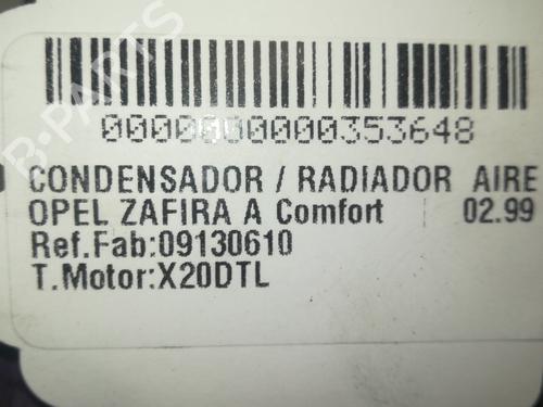 AC radiator OPEL ZAFIRA A MPV (T98) 2.0 DI 16V (F75) | BP13101942M32 