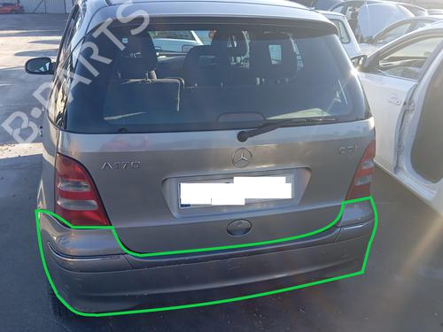 Used Rear bumper MERCEDES-BENZ A-CLASS (W168) A 170 CDI (168.009, 168.109) (95 hp) 24404380