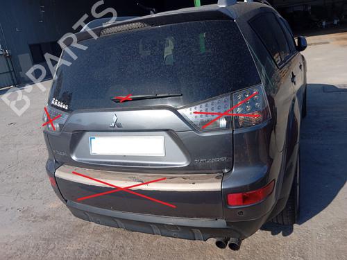 Used Tailgate MITSUBISHI OUTLANDER II (CW_W) 2.0 DI-D (CW8W) (140 hp) 28501910