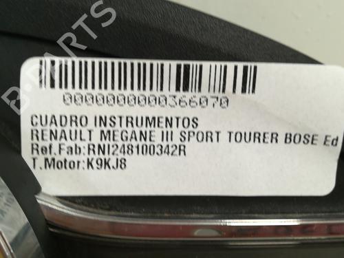 Instrument cluster RENAULT MEGANE III Grandtour (KZ0/1)  | BP15405147C47 