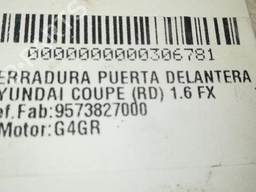 Front left lock HYUNDAI COUPE I (RD) 1.6 16V | BP13118212C98 