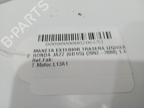 Venstre bak utvendig håndtak HONDA JAZZ II (GD_, GE3, GE2) 1.3 iDSi (GD1) | BP12274404C130 