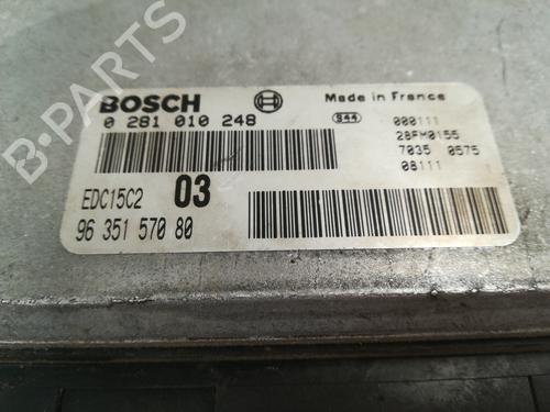 Engine control unit (ECU) PEUGEOT 406 (8B)  | BP9349397M57 