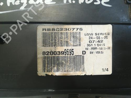 Instrument cluster RENAULT MEGANE II (BM0/1_, CM0/1_) 1.9 dCi (BM0G, CM0G) | BP9352932C47 