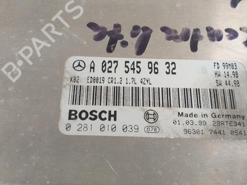 Engine control unit (ECU) MERCEDES-BENZ A-CLASS (W168) A 160 CDI (168.006) | BP9353753M57 