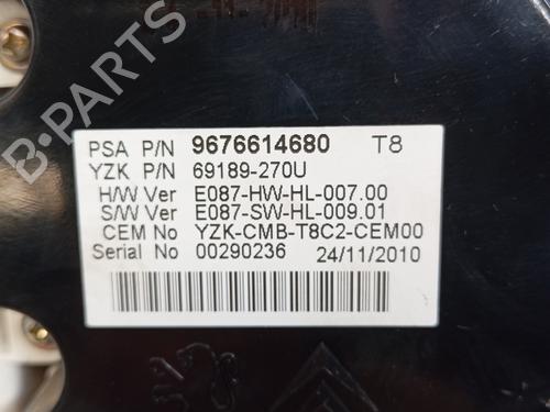 Kombiinstrument PEUGEOT 3008 I MPV (0U_) | BP30712826C47