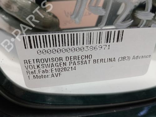 Right mirror VW PASSAT B5.5 (3B3) 1.9 TDI | BP17216813C27 