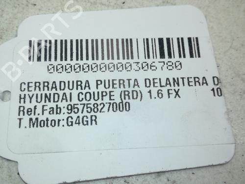 Front right lock HYUNDAI COUPE I (RD) 1.6 16V | BP13118211C97 