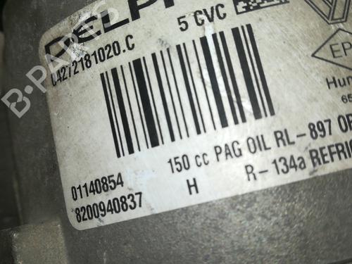 AC compressor RENAULT MEGANE II (BM0/1_, CM0/1_) 1.5 dCi (BM1F, CM1F) | BP13240763M34 