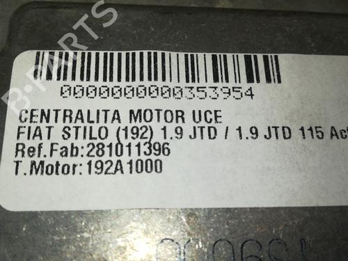 Engine control unit (ECU) FIAT STILO (192_) 1.9 JTD (192_XE1A) | BP13240732M57 