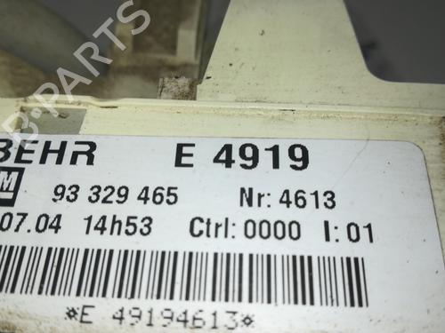 Climate control OPEL MERIVA A MPV (X03)  | BP9357815I5 