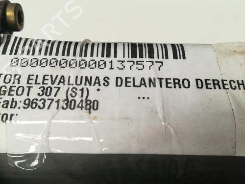 Right front window motor PEUGEOT 307 (3A/C)  | BP9350713E20 
