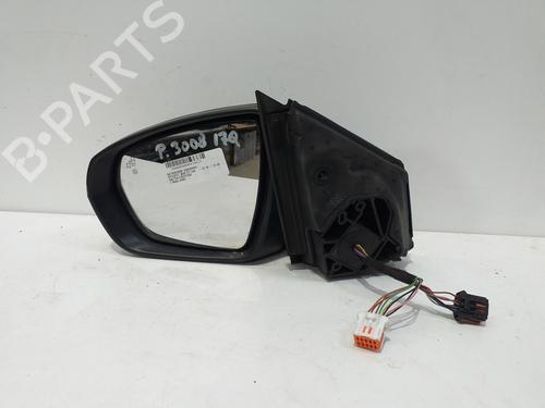 Left mirror PEUGEOT 3008 II SUV (MC_, MR_, MJ_, M4_) 2.0 BlueHDi 150 (MJAHXH, MJAHXV, MJAHXG, MJAHSH, MJAHRH,... E20415163 |