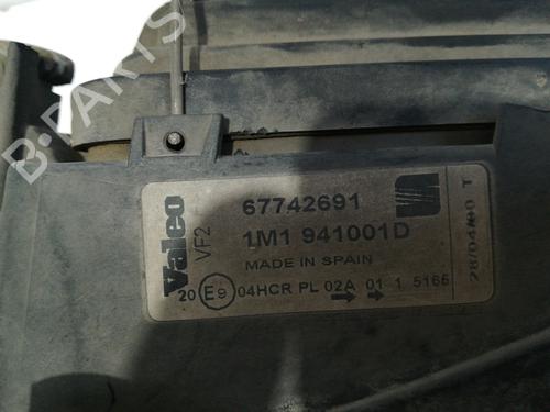 Left headlight SEAT LEON (1M1) 1.9 TDI | BP9360144C28 