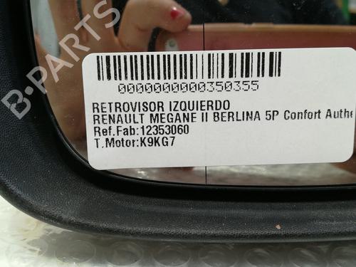 Left mirror RENAULT MEGANE II (BM0/1_, CM0/1_) 1.5 dCi (BM1F, CM1F) | BP15663057C26 