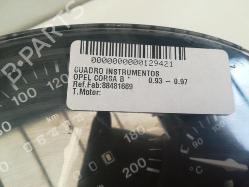 Kombinert Instrument OPEL CORSA B (S93)  | BP9348201C47 