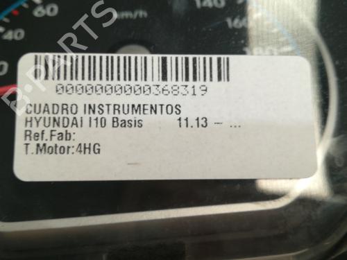 Instrument cluster HYUNDAI i10 I (PA) 1.1 | BP15405152C47 