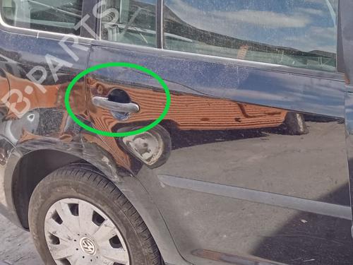 Used Rear right exterior door handle VW TOURAN (1T1, 1T2) 1.9 TDI (105 hp) 17965195