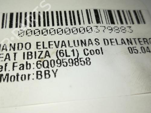 Left front window switch SEAT IBIZA III (6L1)  | BP16133263I27