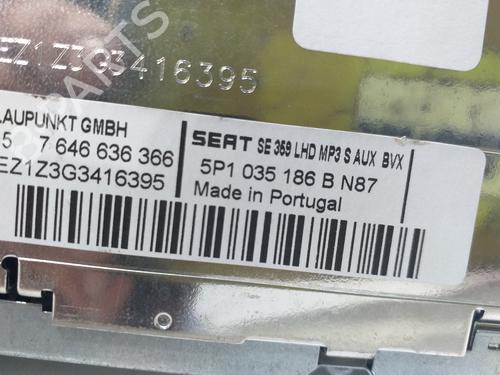 Radio SEAT TOLEDO III (5P2) 1.9 TDI | BP23565836E6 