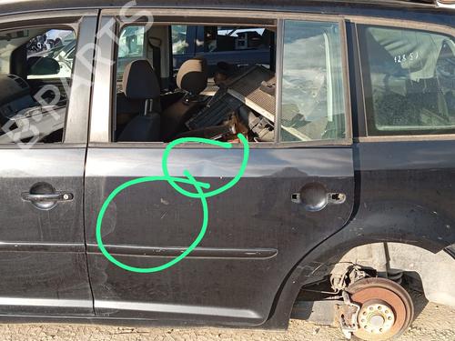 Dør venstre bak VW TOURAN (1T1, 1T2) 1.9 TDI (105 hp) 12276314