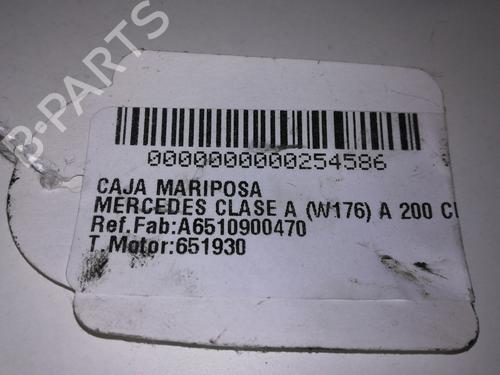 Throttle body MERCEDES-BENZ A-CLASS (W176) A 200 CDI / d (176.008) | BP9358985M82 
