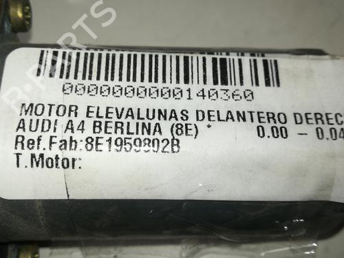 Right front window motor AUDI A4 B5 (8D2)  | BP9350840E20 
