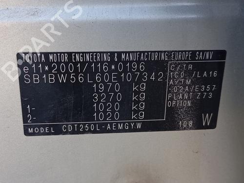 Right front fenders TOYOTA AVENSIS Saloon (_T25_) 2.0 D-4D (CDT250_, CDT250R) | BP29943207C42