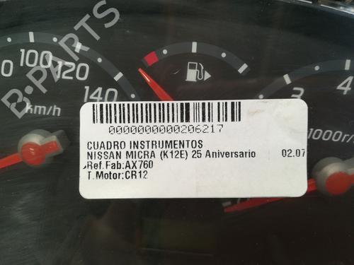 Instrument cluster NISSAN MICRA III (K12) 1.2 16V | BP9356192C47 