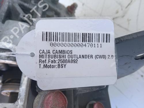 Gearkasse MITSUBISHI OUTLANDER II (CW_W) 2.0 DI-D (CW8W) | BP29919039M3