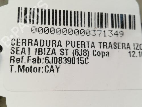 Rear left lock SEAT IBIZA IV ST (6J8, 6P8) 1.6 TDI | BP15639014C100 