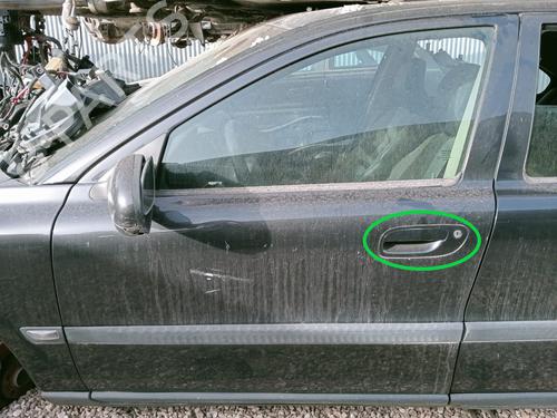 Used Front left exterior door handle VOLVO S60 I (384) 2.4 D (163 hp) 29120752