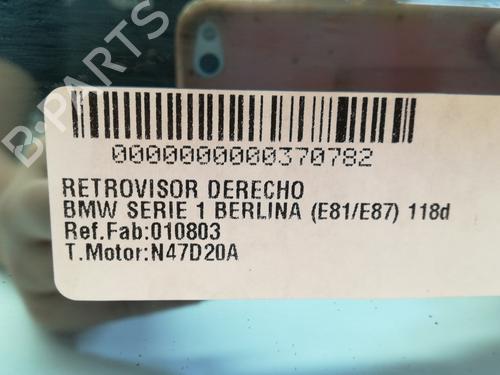 Right mirror BMW 1 (E87) 118 d | BP15254387C27 