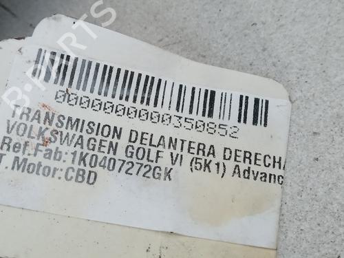 Right front driveshaft VW GOLF VI (5K1) 2.0 TDI | BP15730157M39 