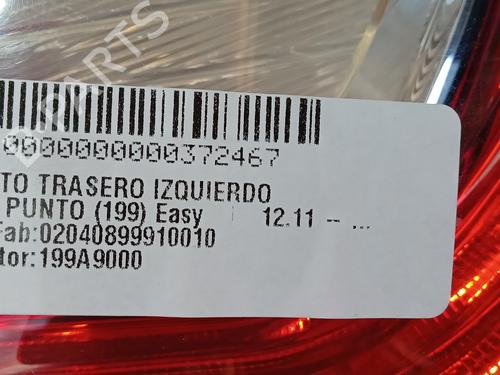Left taillight FIAT PUNTO EVO (199_) 1.3 D Multijet (199AXC1A, 199BXC1A, 199AXT1A, 199BXT1A) | BP15762259C34 