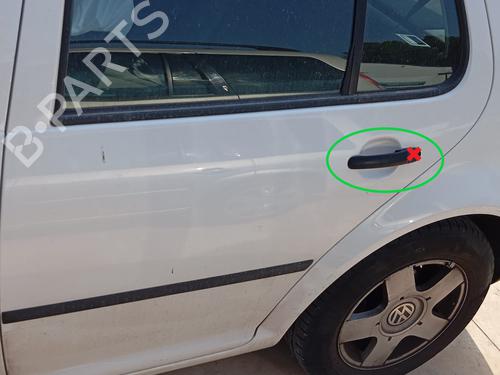 Venstre bak utvendig håndtak VW GOLF IV (1J1) 1.6 (100 hp) 20178858