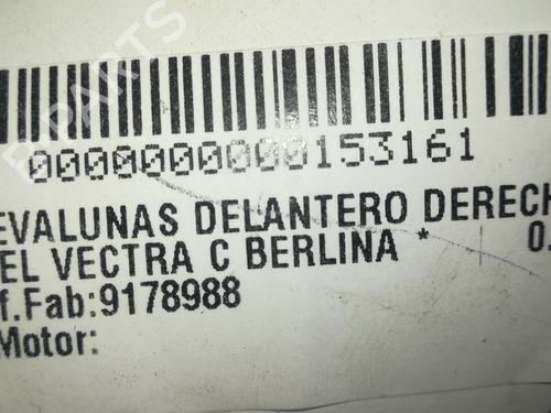 Front right window mechanism OPEL VECTRA C (Z02)  | BP9353414C23 