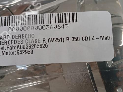 Right headlight MERCEDES-BENZ R-CLASS (W251, V251) R 350 CDI 4-matic (251.022, 251.122) | BP13642013C29 
