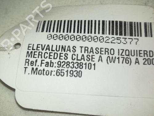 Rear left window mechanism MERCEDES-BENZ A-CLASS (W176) A 200 CDI / d (176.008) | BP9357600C24 