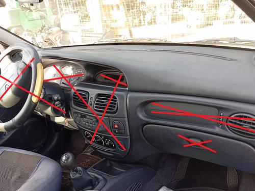 Dashboard RENAULT MEGANE I (BA0/1_) 1.4 16V (BA0D, BA1H, BA0W, BA10) BP28478091C46