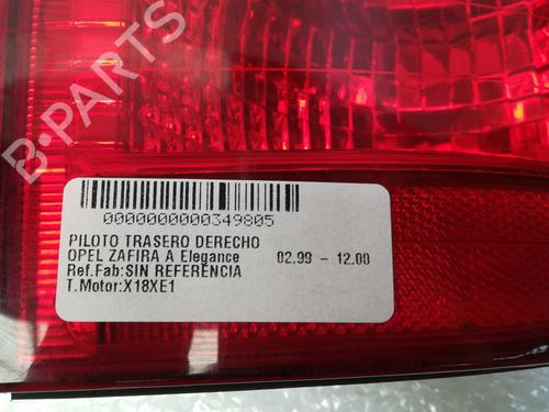 Right taillight OPEL ZAFIRA A MPV (T98) 1.8 16V (F75) | BP15663040C35 