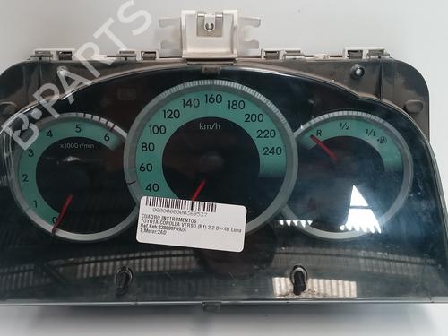 Used Instrument cluster TOYOTA COROLLA Verso (ZER_, ZZE12_, R1_) 2.2 D-4D (AUR10_, AUR10R) (136 hp) 15519006
