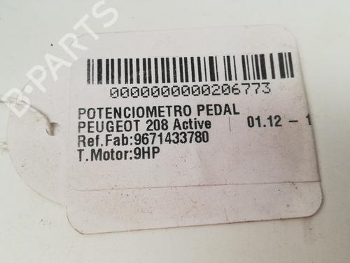 Pedal PEUGEOT 208 I (CA_, CC_) 1.6 HDi | BP9356285I4 