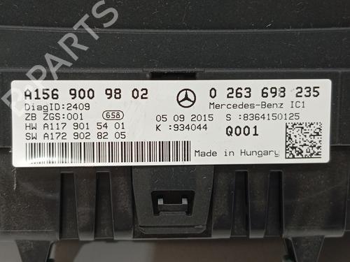 Kombiinstrument MERCEDES-BENZ GLA-CLASS (X156) GLA 200 CDI / d (156.908) | BP21093891C47 