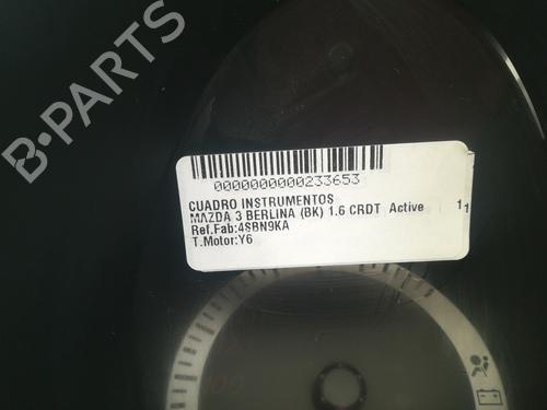 Instrument cluster MAZDA 3 Saloon (BK) 1.6 DI Turbo (BK12Y) | BP9358089C47 