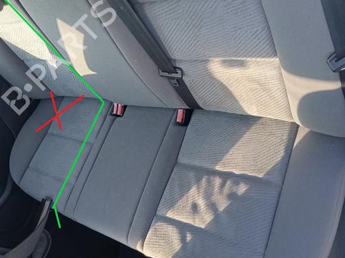 Used Rear seat PEUGEOT 307 (3A/C) 2.0 HDi 110 (107 hp) 28703006